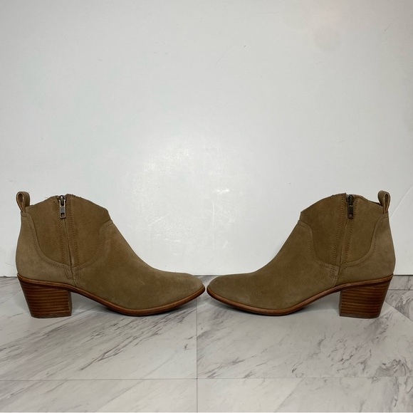 UGG Kingsburg Suede Stacked Heel Bootie 9 1/2 - Picture 5 of 15